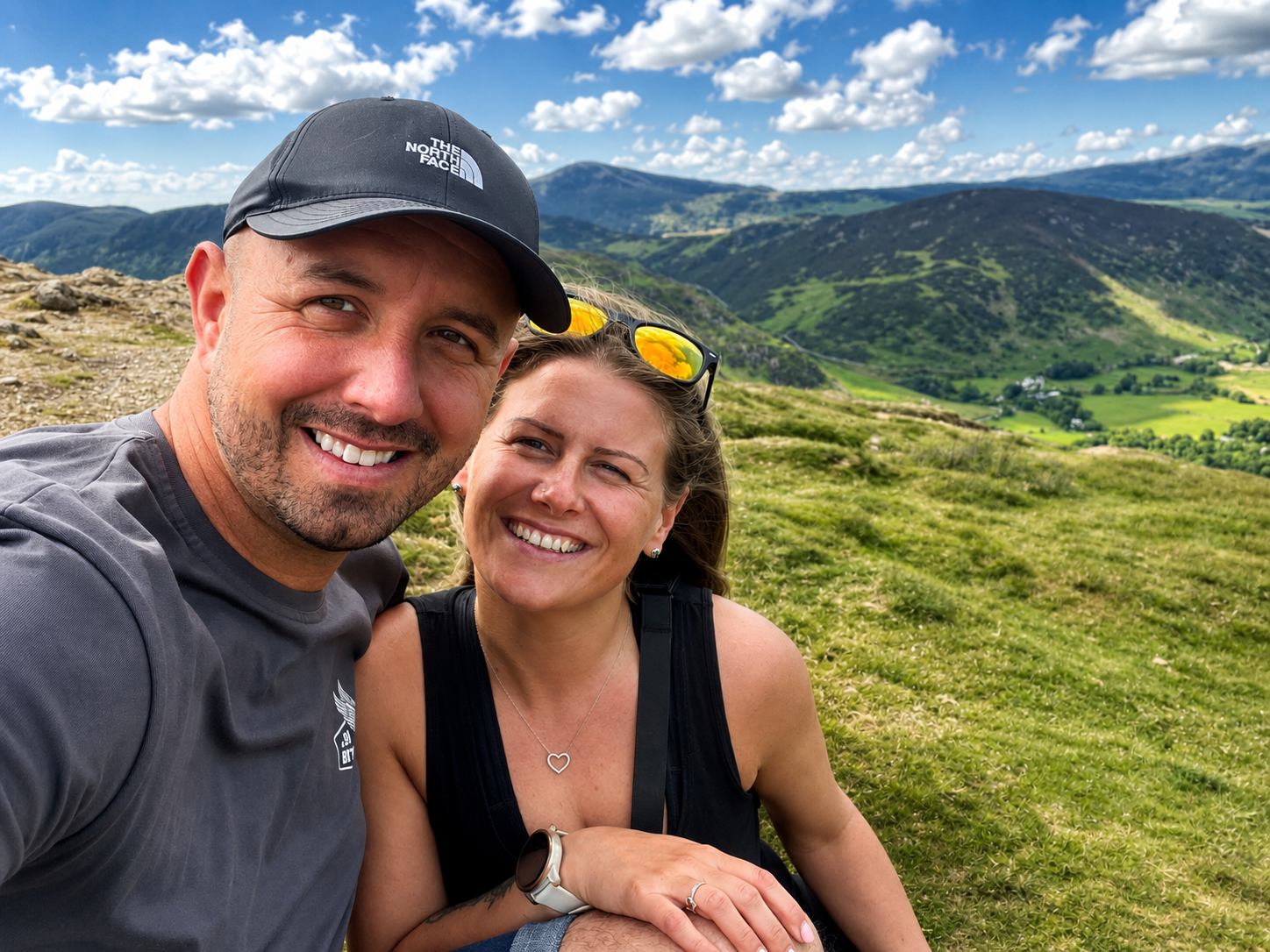 Becky Brooksbank, founder of EndoBlends, with her partner